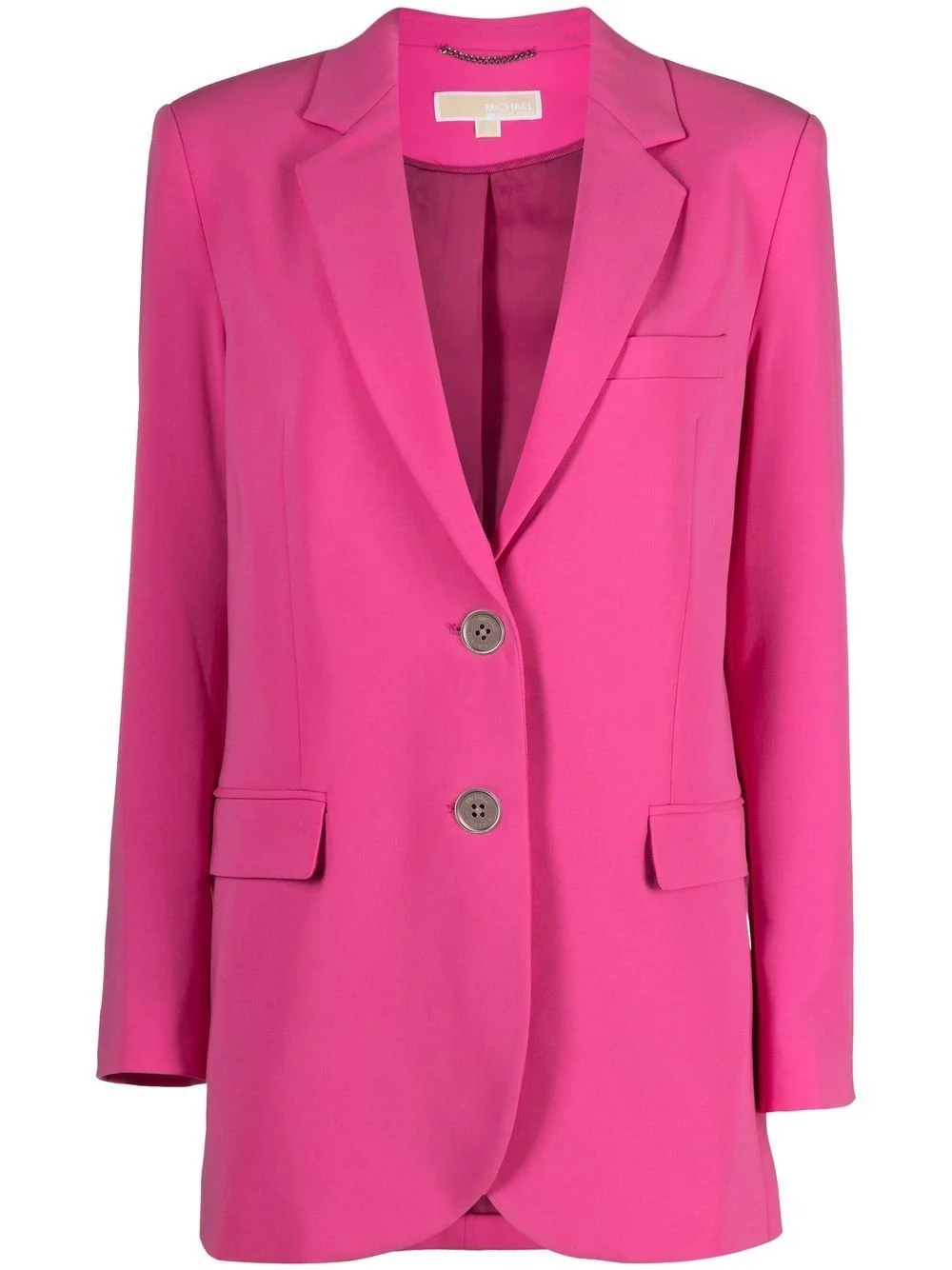 single-breasted wool blazer - 1