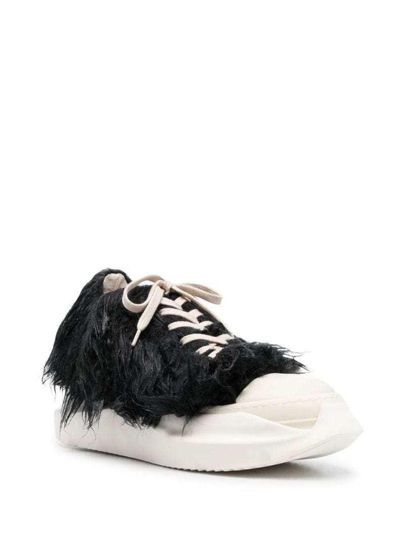 faux-fur sneakers - 2
