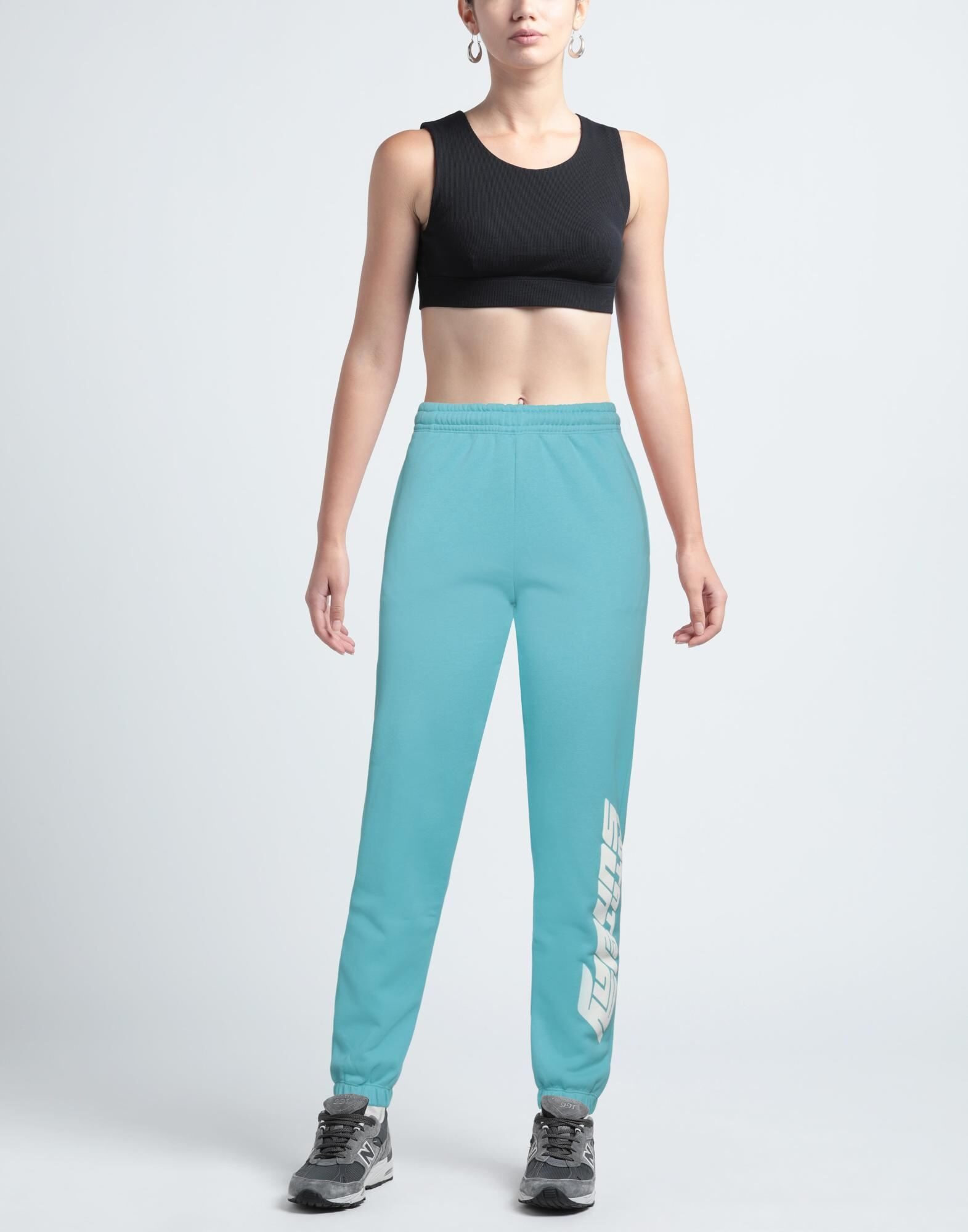 Turquoise Women's Casual Pants - 2