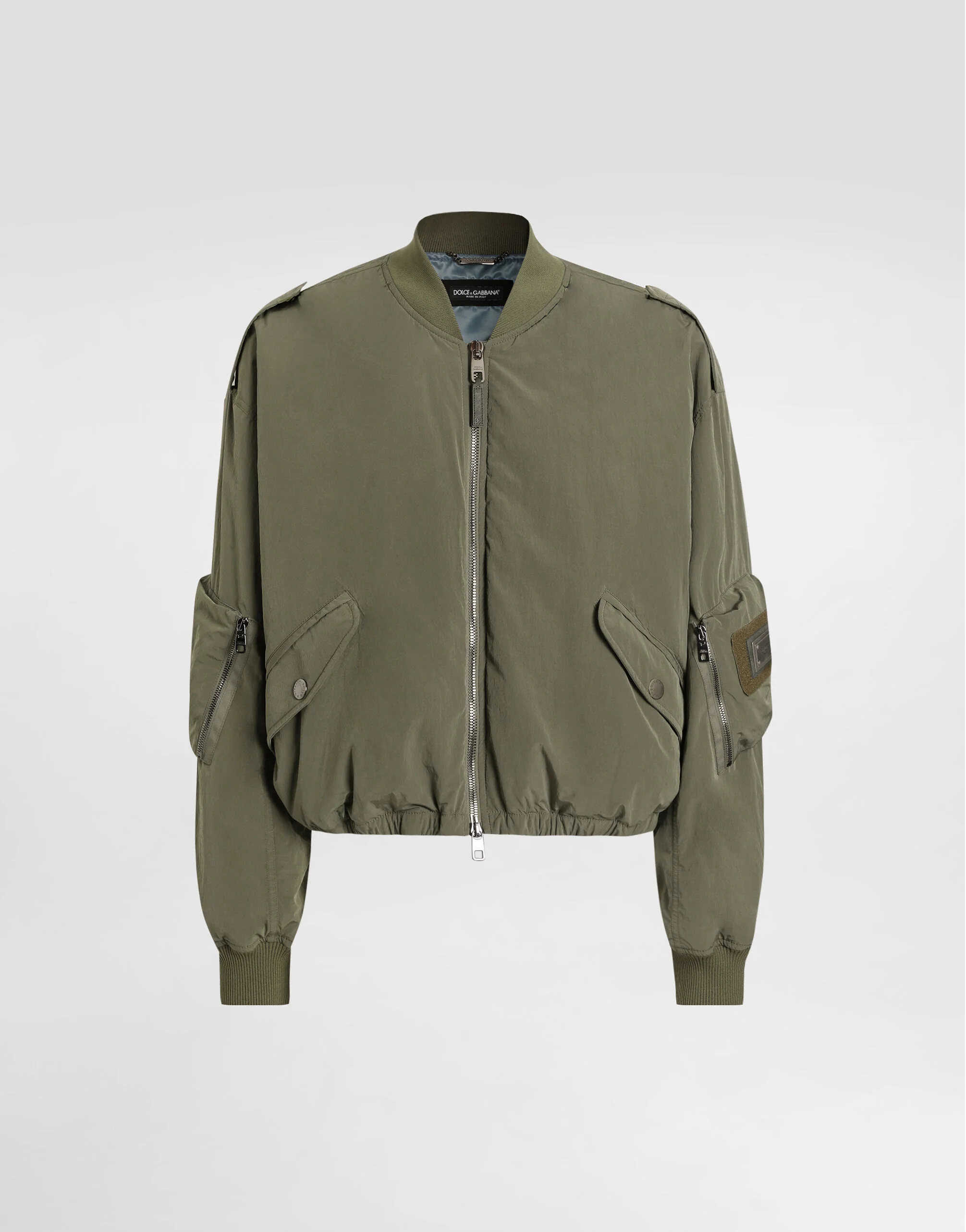 Wavy nylon bomber jacket - 1