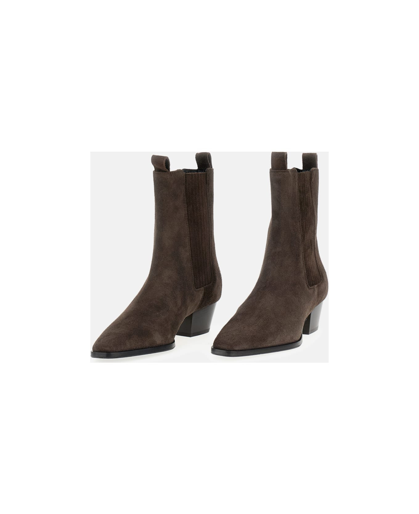 Agata Cow Suede Leather Moka - 2