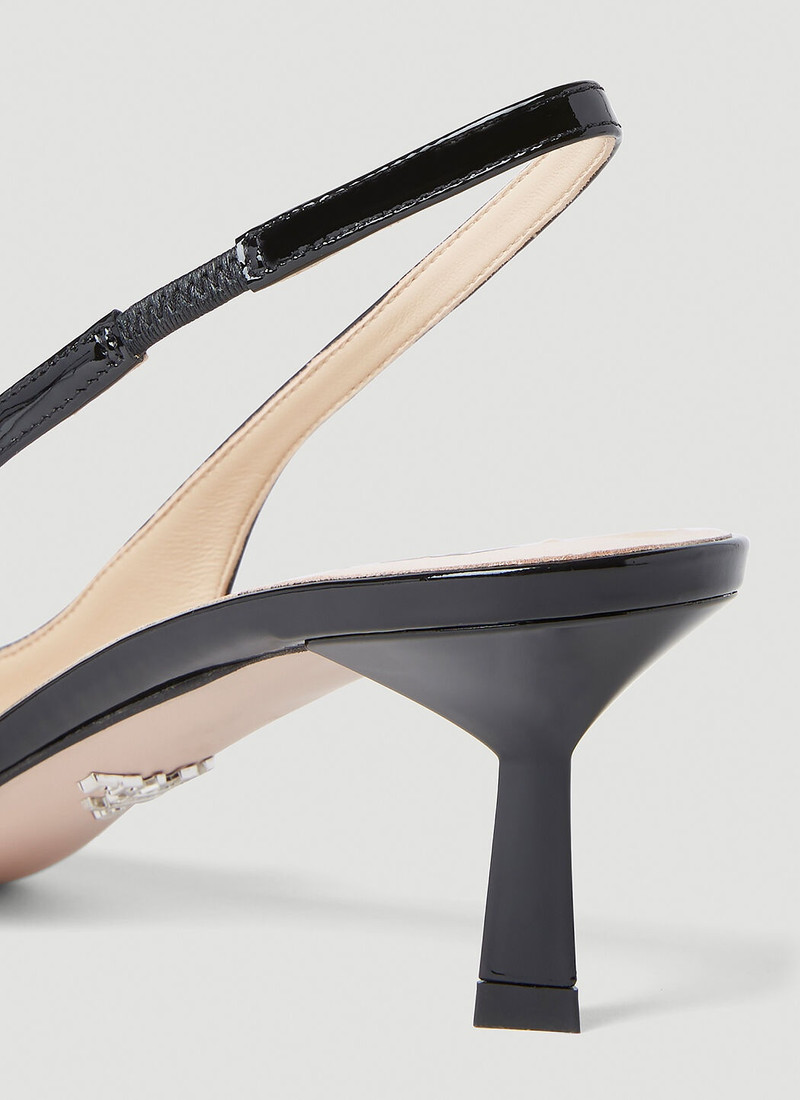 Patent Slingback Kitten Heels 5