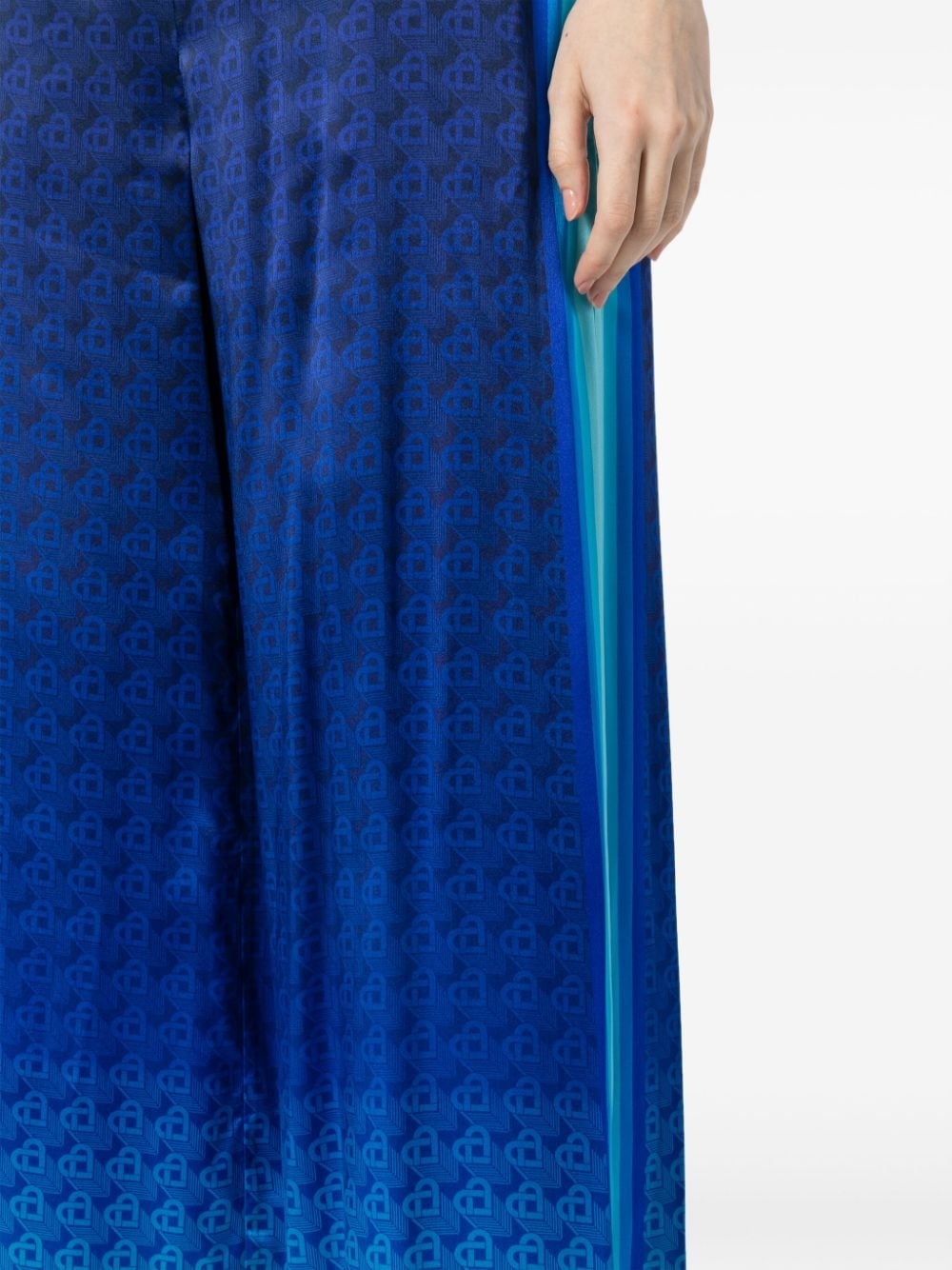 Morning City View silk trousers - 5