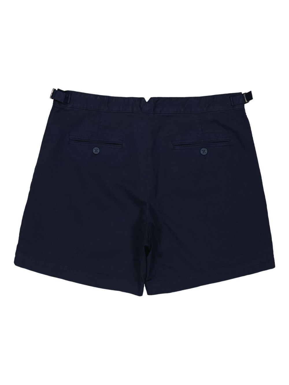 buckle-fastening cotton shorts - 2