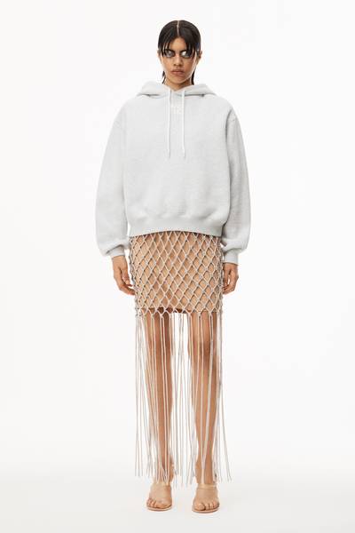 Alexander Wang PUFF LOGO HOODIE IN STRUCTURED TERRY outlook