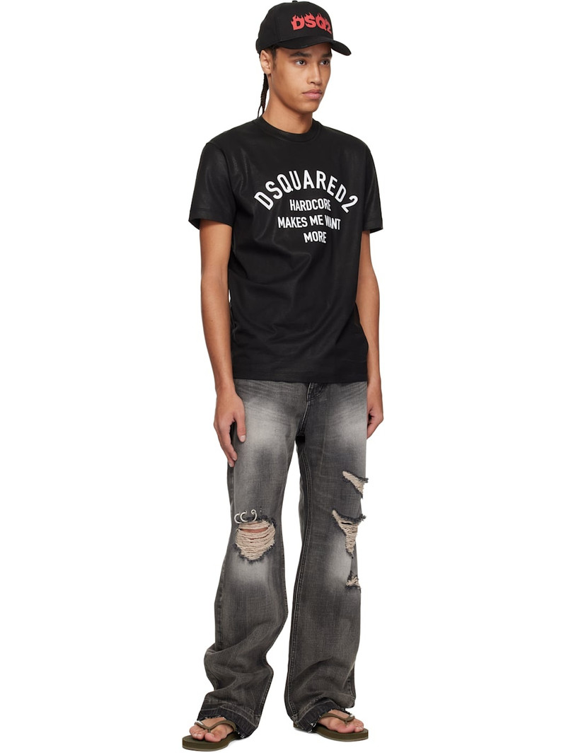 DSQUARED2 Khaki '' Logo Flip-Flops outlook