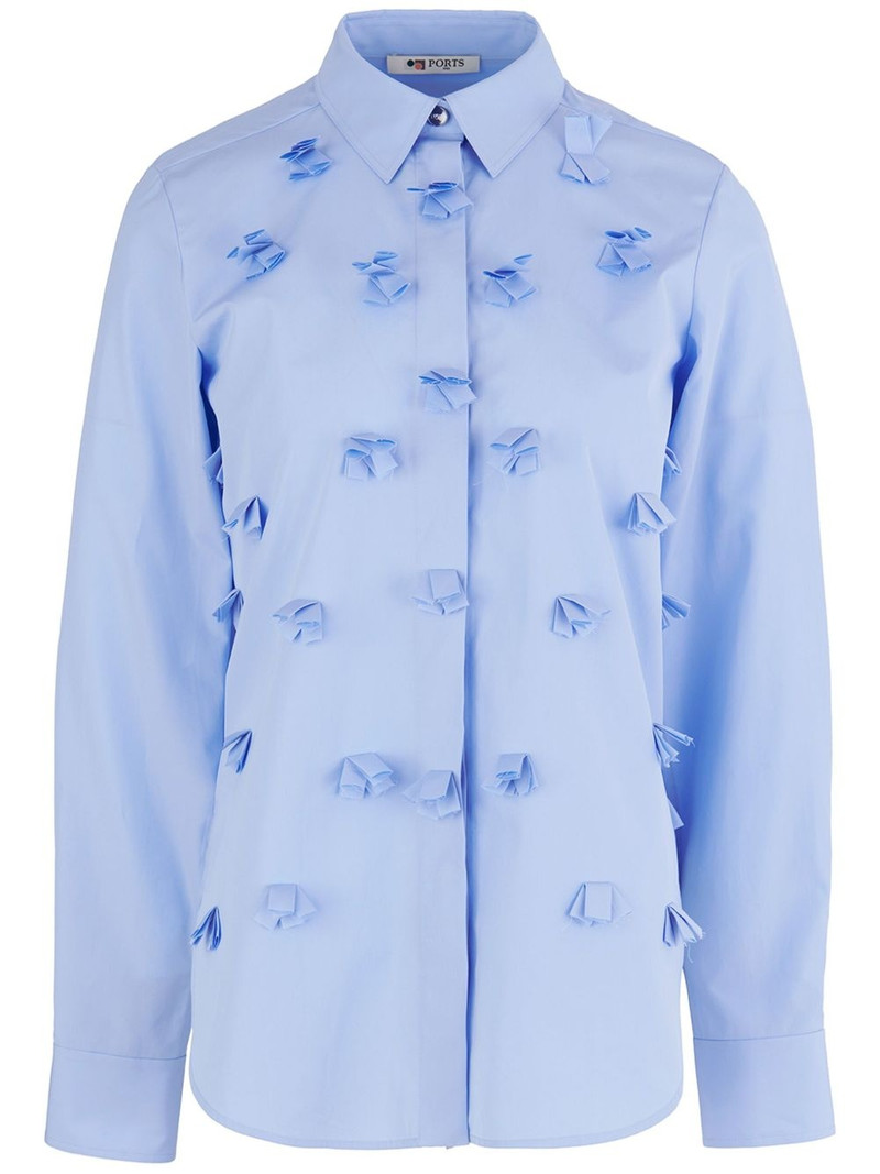 Allover pompom shirt 1