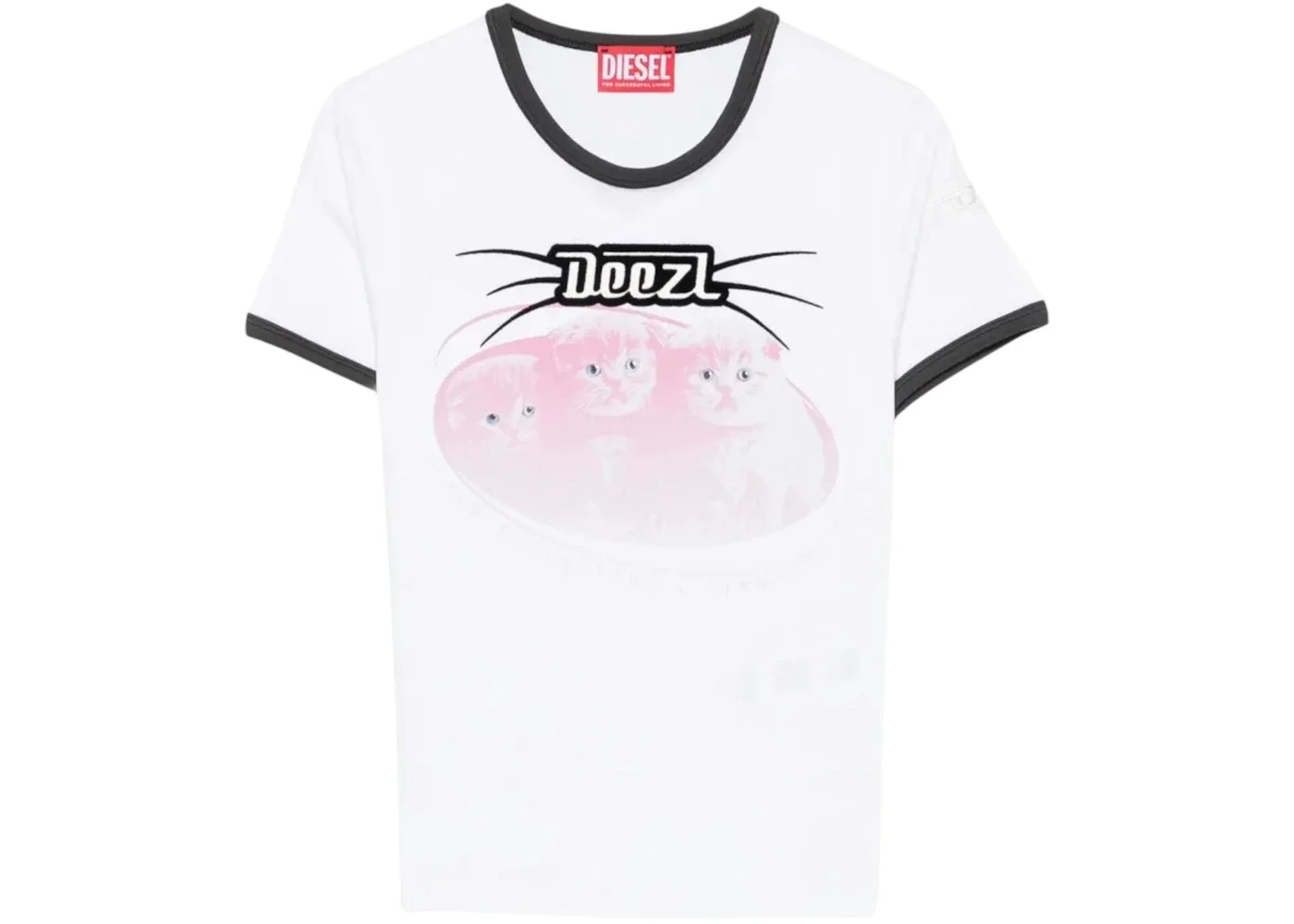 Diesel Women's T-Uncuties-Long-R13 T-shirt White - 1