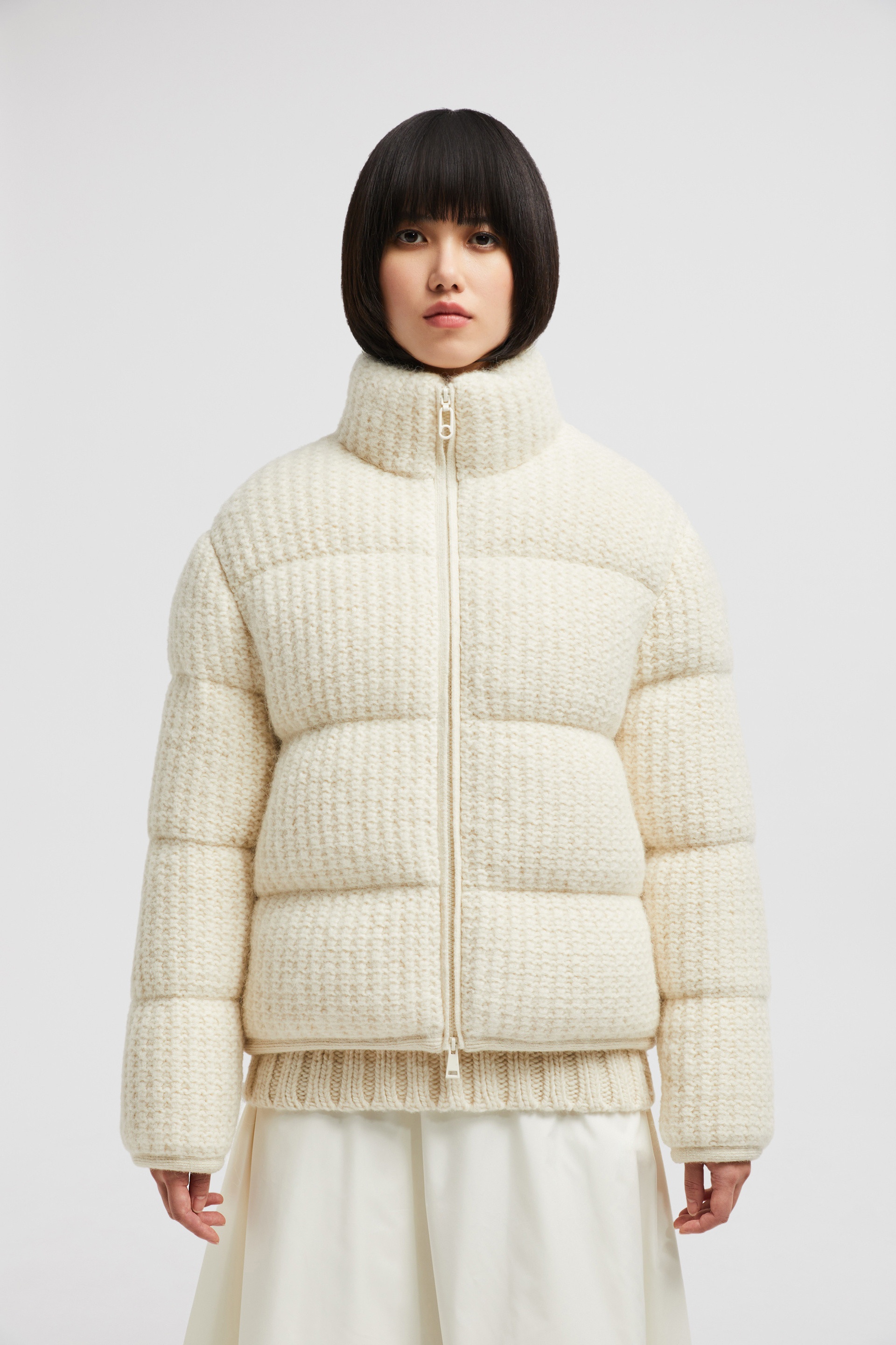 Padded Wool & Alpaca Zip-Up Cardigan - 3