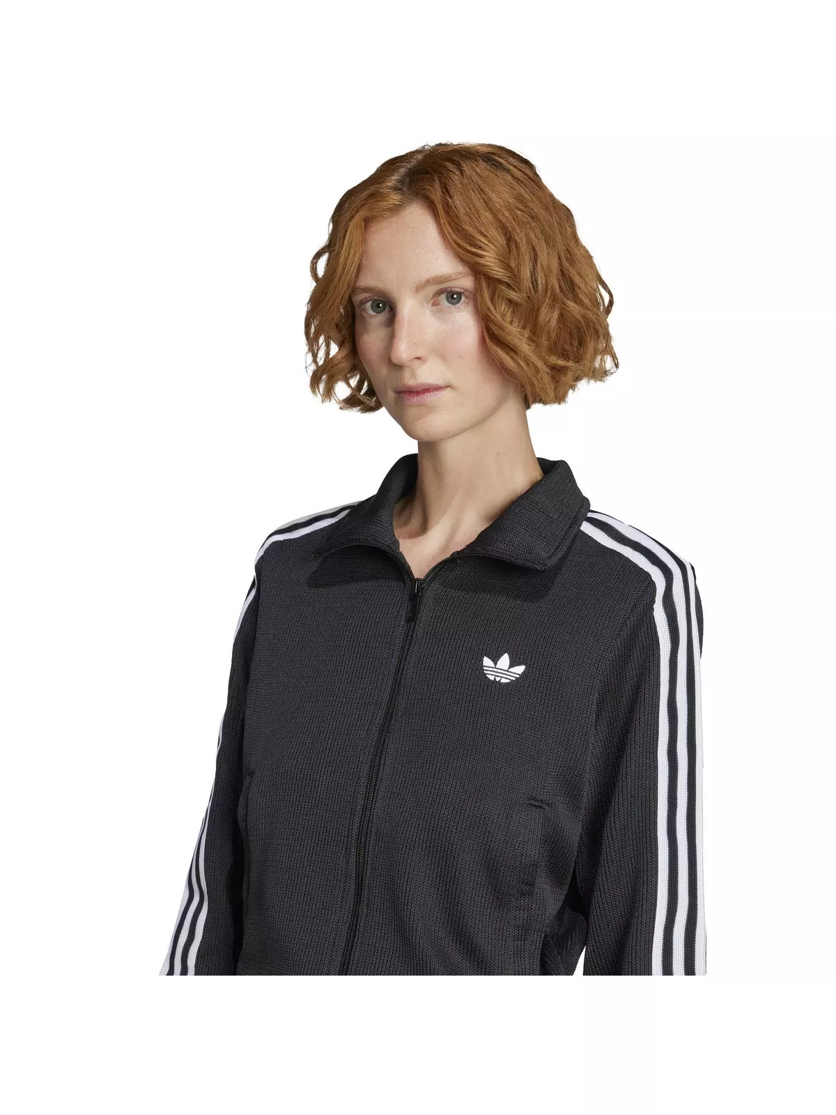 Originals Women's Firebird Adicolor Knit Track Top -Black/White - 3