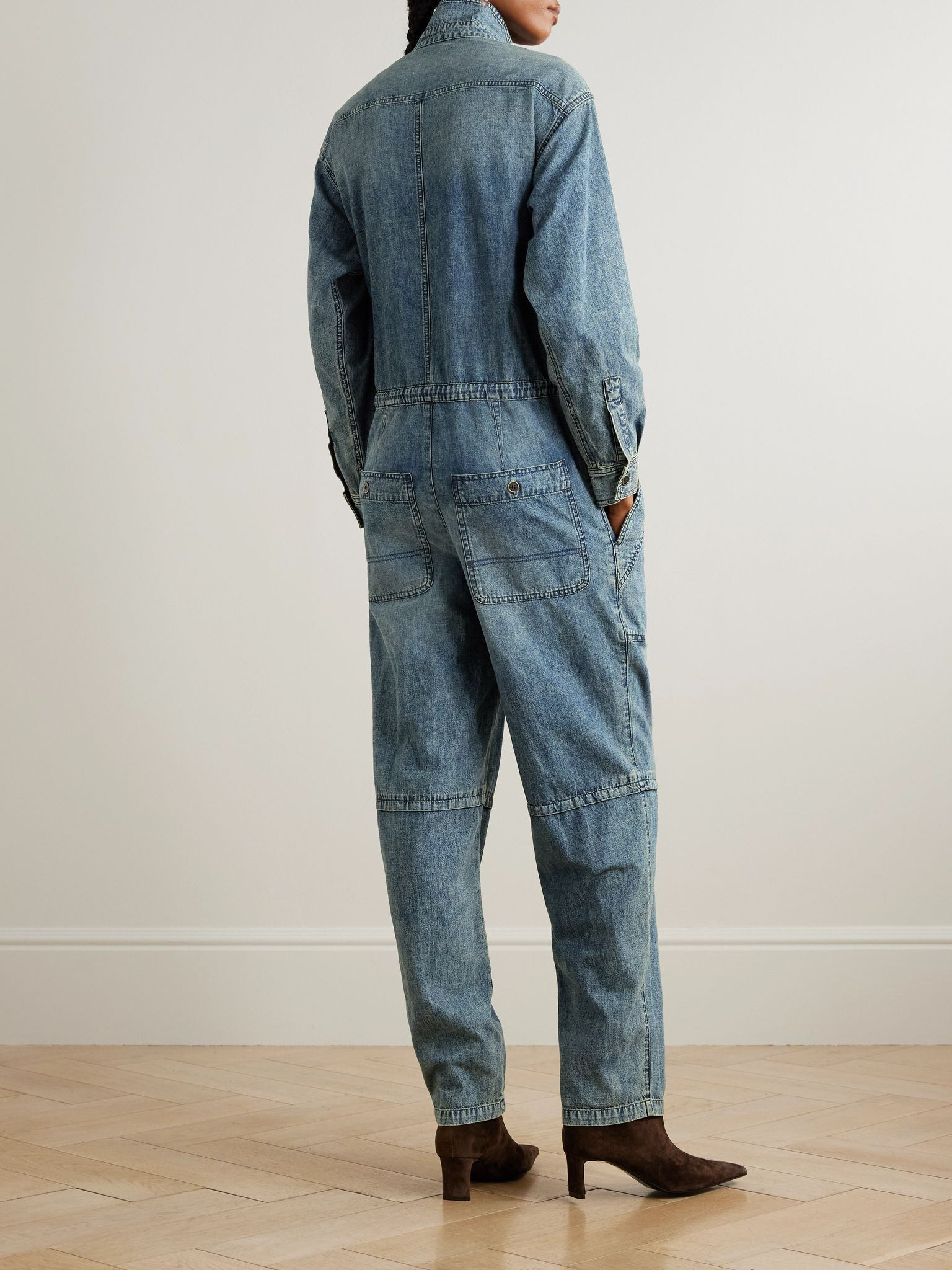 Nadia denim jumpsuit Blue - 3