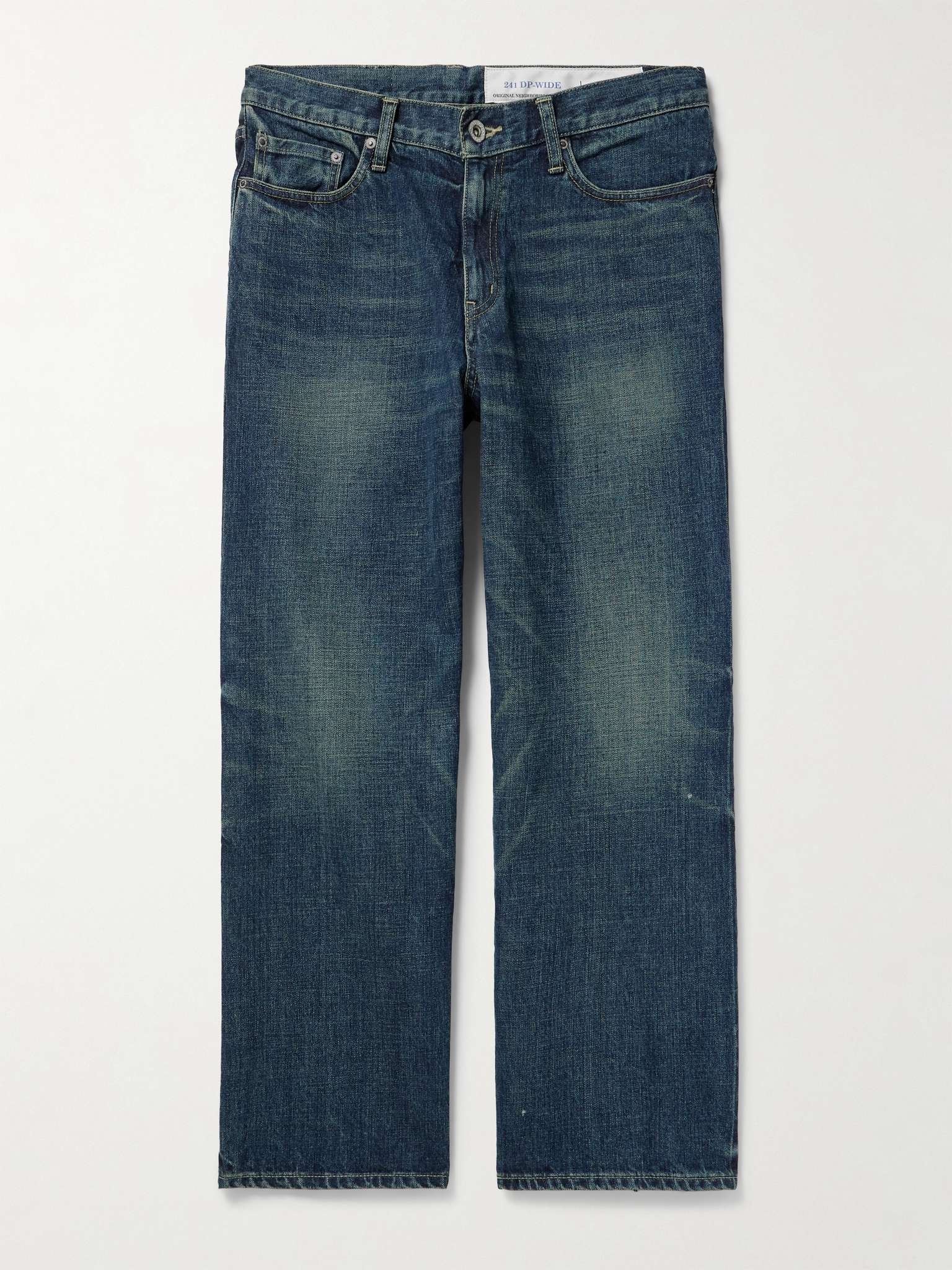 Wide-Leg Selvedge Jeans - 1