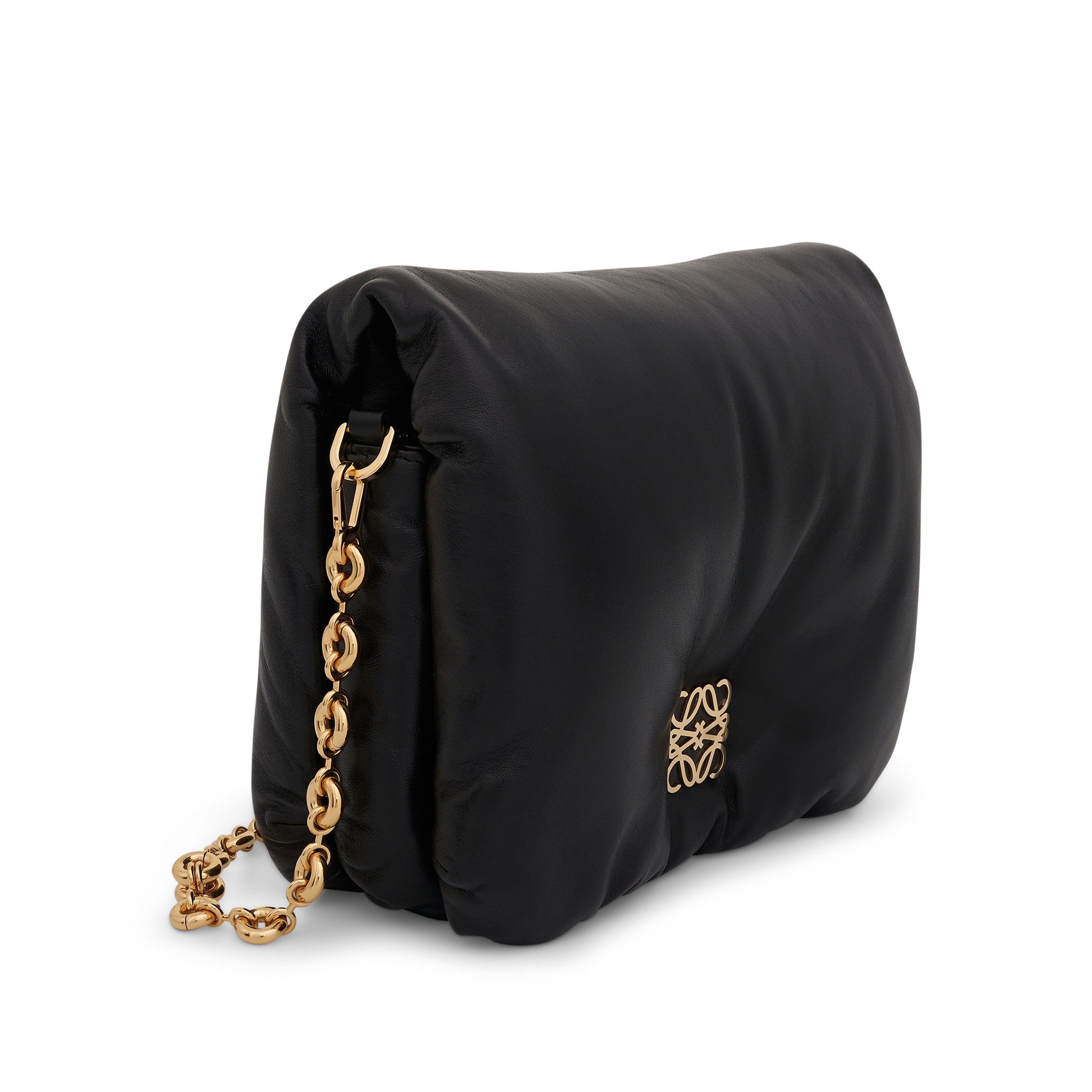 Puffer Goya Bag in Shiny Nappa Lambskin in Black - 2