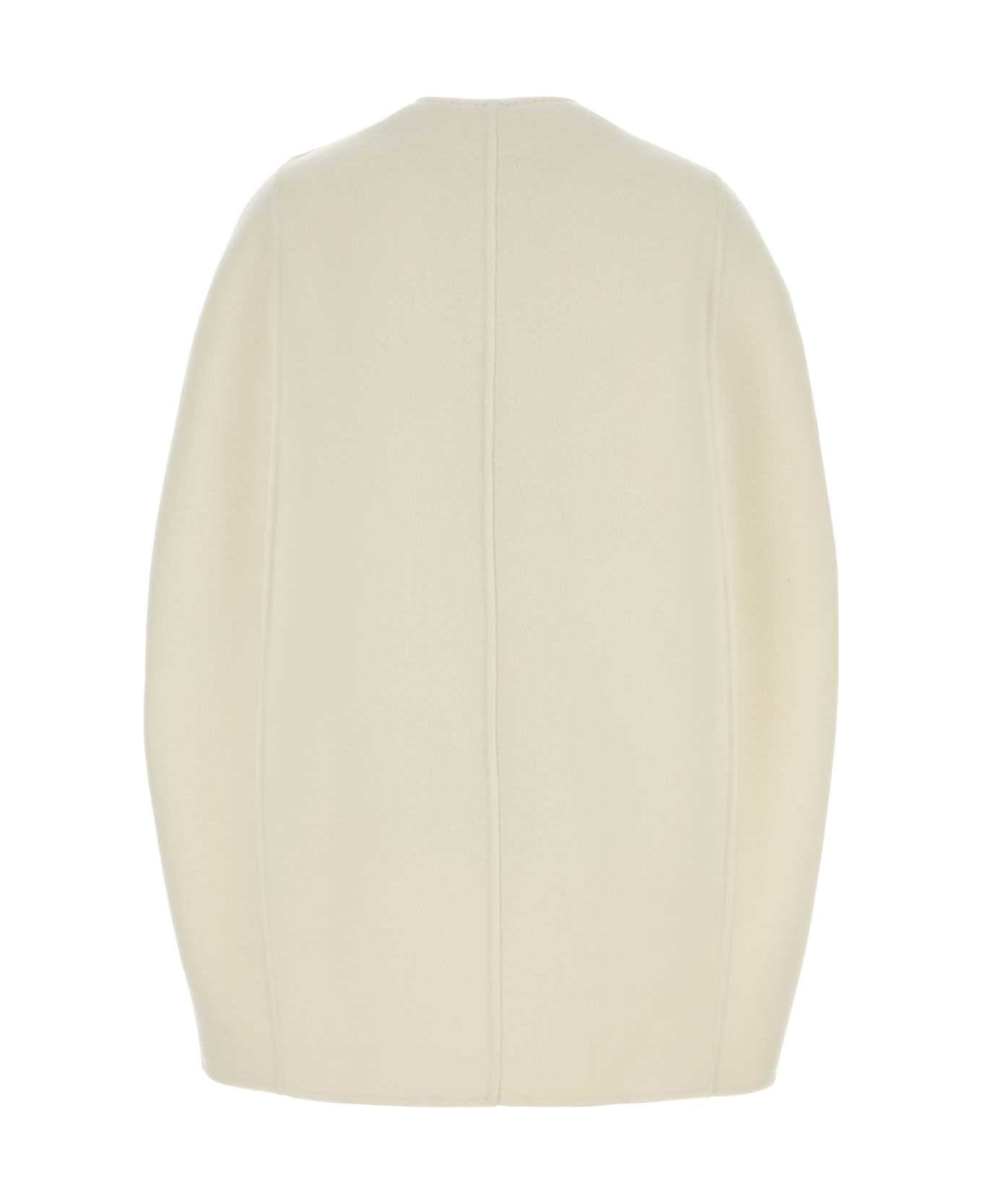 White Cashmere Placido Cape - 2