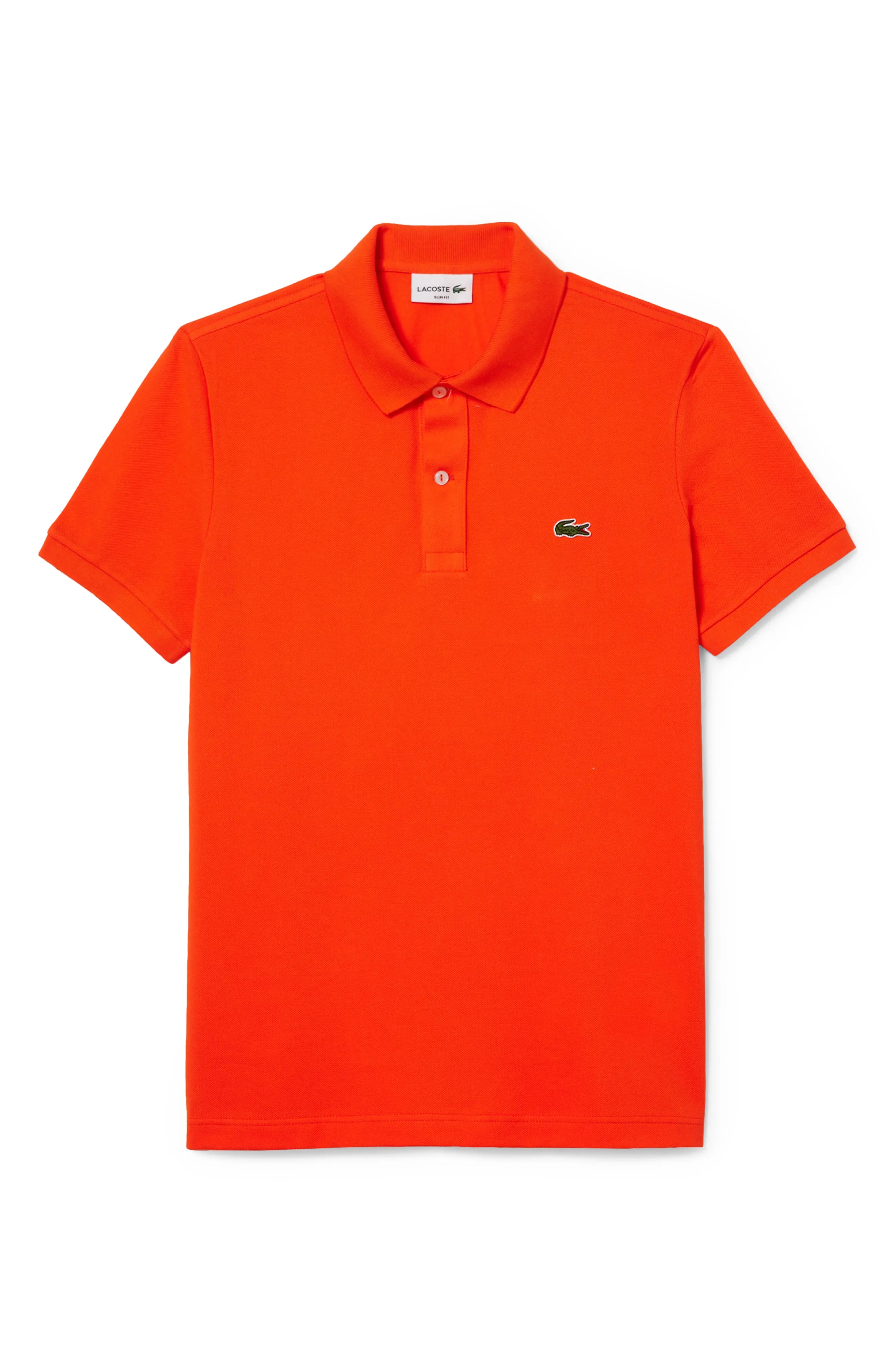 Slim Fit Piqué Polo - 1