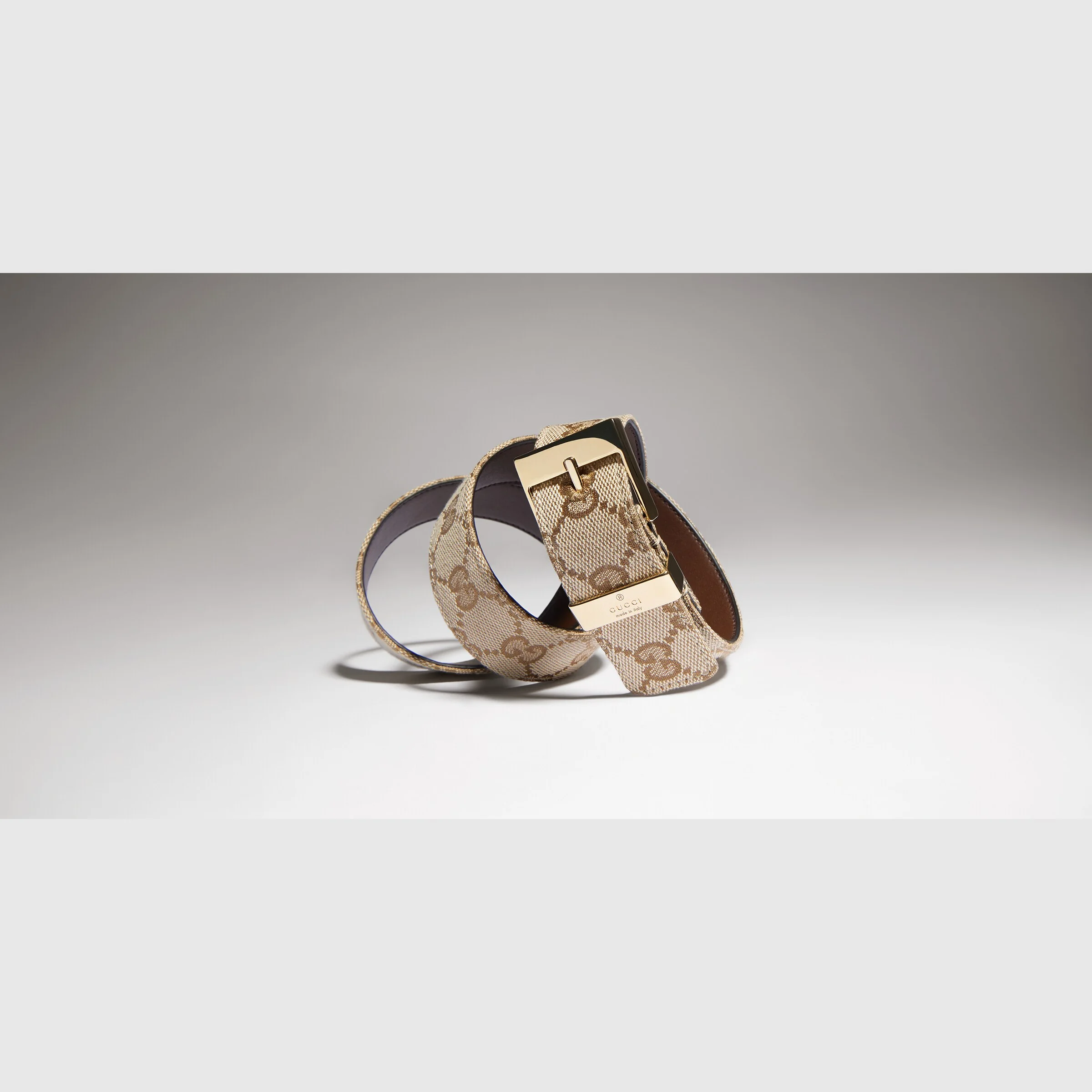 Belt with squared buckle - 1