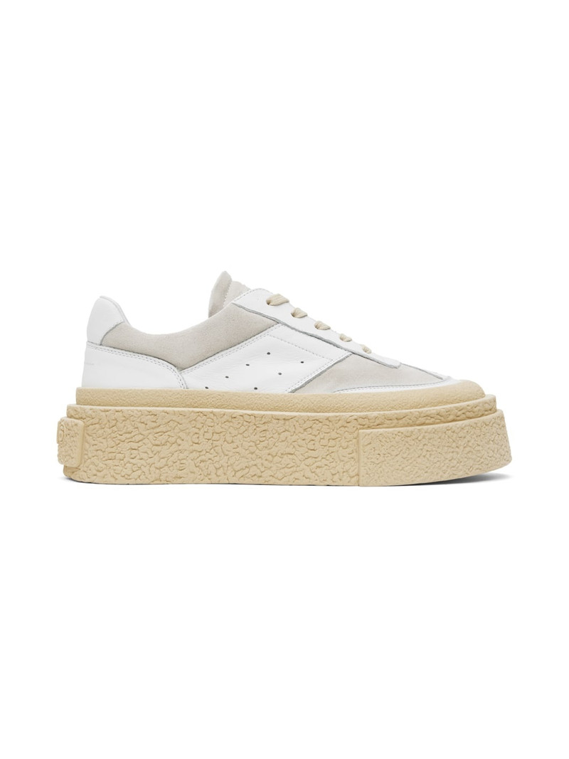 White Platform Sneakers 1