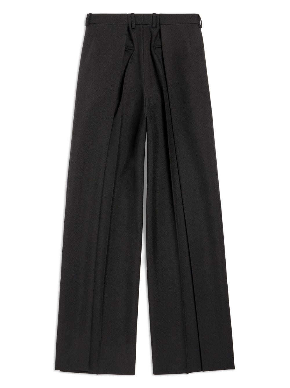 pleated wool tailored trousers - 6