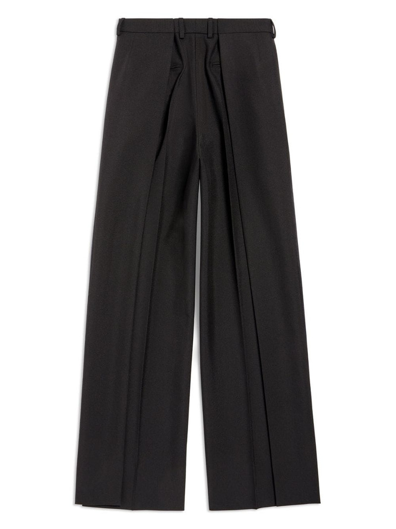 pleated wool tailored trousers 6
