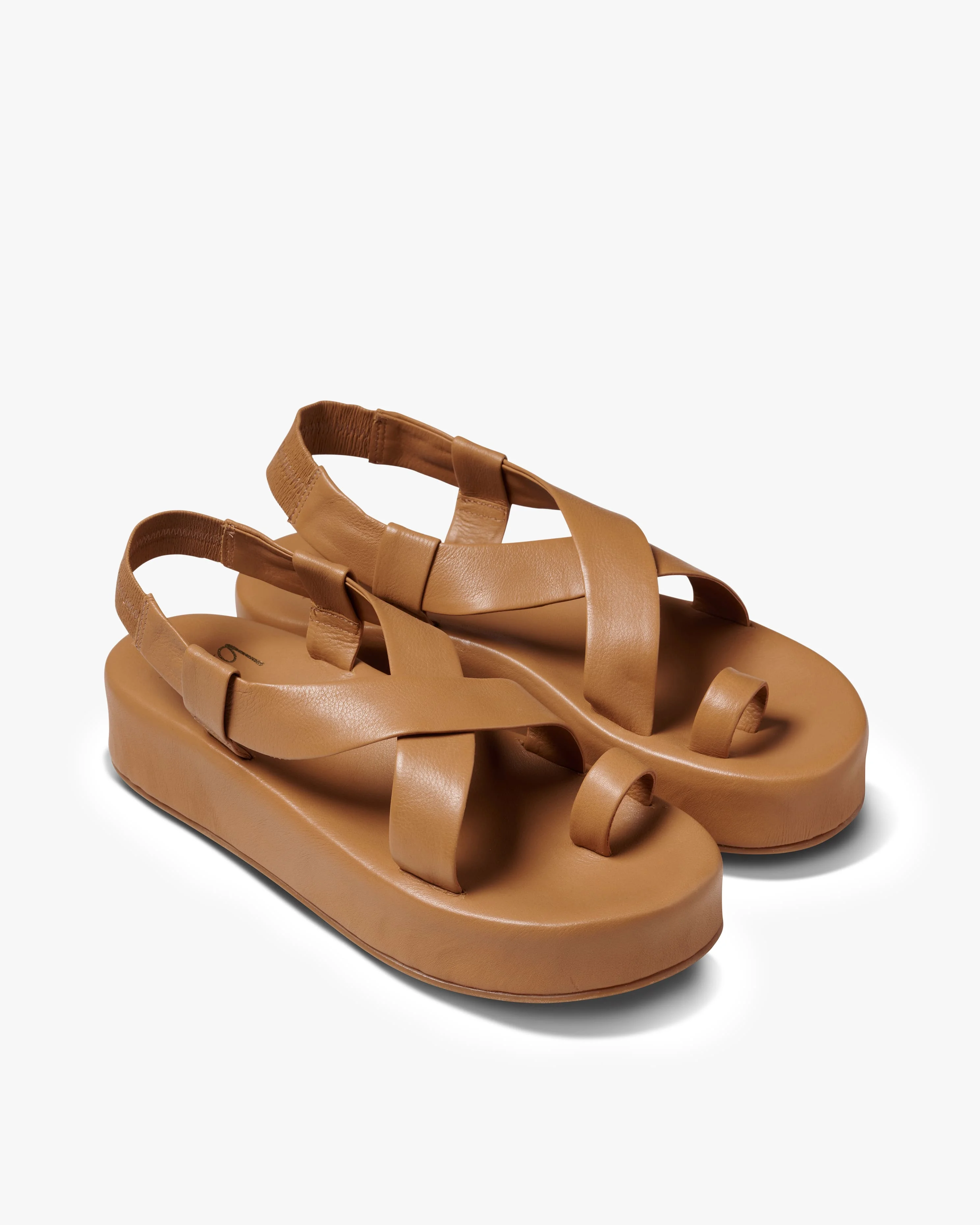 Caracara Leather Platform Sandal - 1