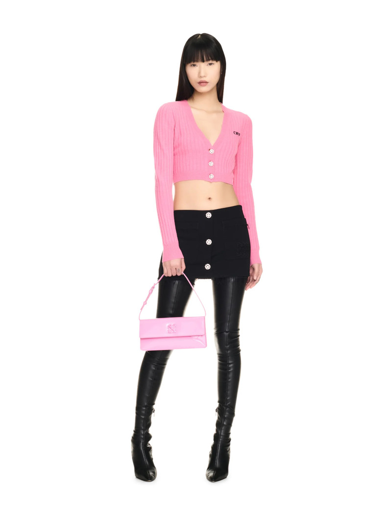 Off-White We Upside Down Crop Cardigan outlook