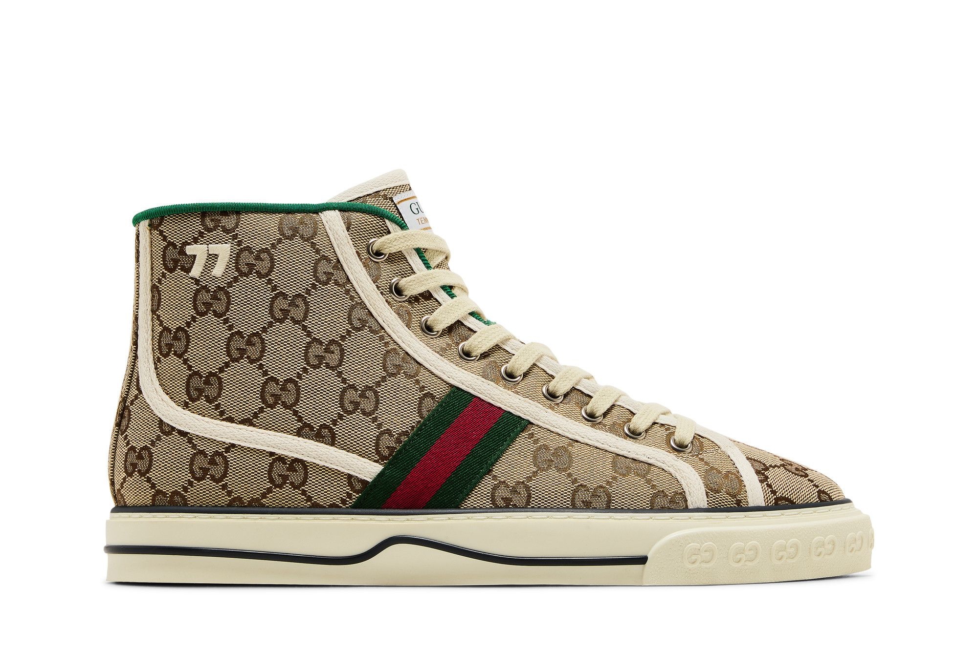 Gucci Tennis 1977 High 'Beige Ebony' - 1
