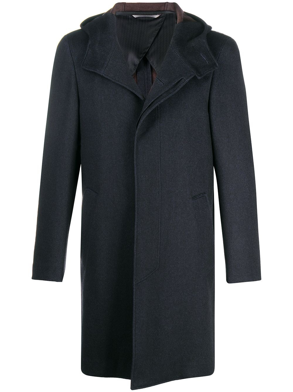 concealed fastening duffle coat - 1