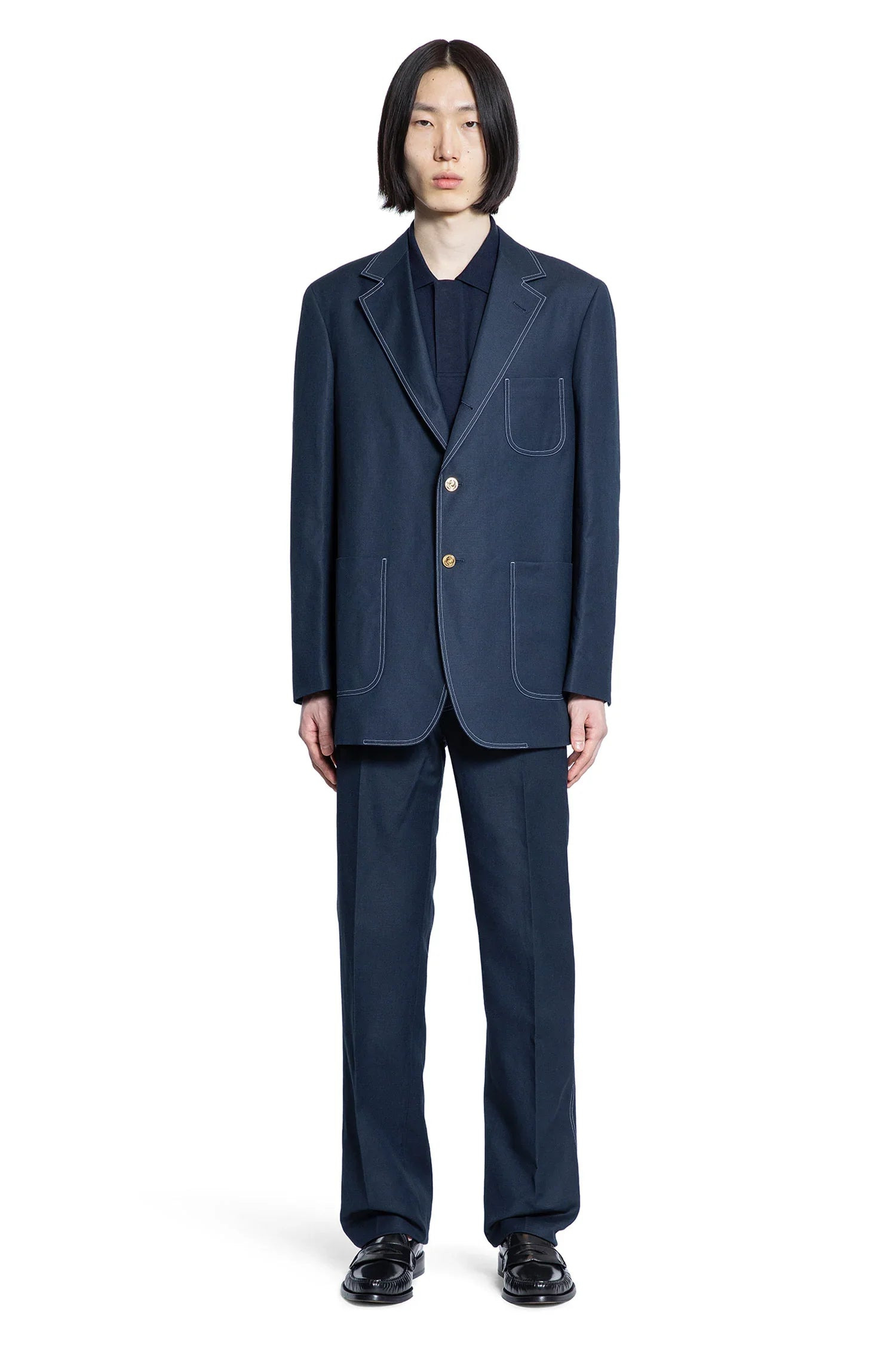 Elongated-Soft-Cotton-Linen-Blazer - 4