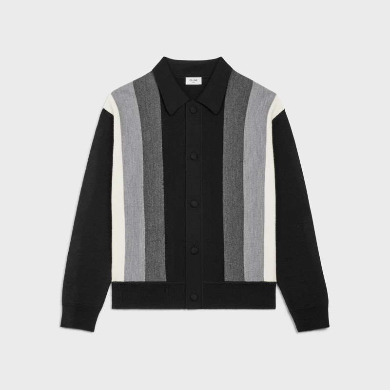 polo cardigan in wool 1