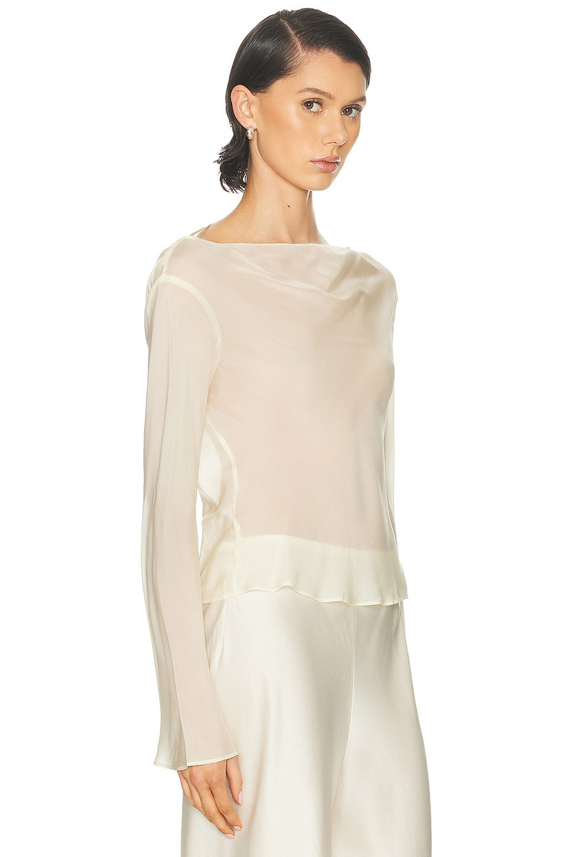 Strobe Long Sleeve Cowl Top 2