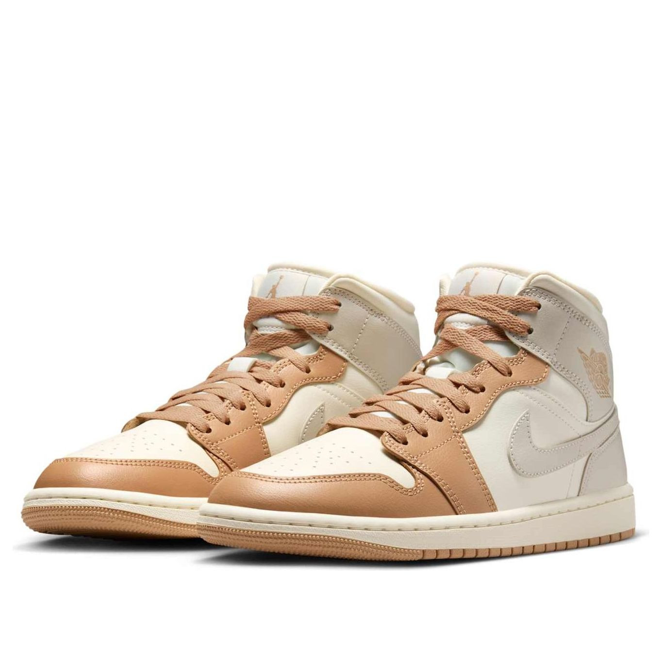 (WMNS) Air Jordan 1 Mid 'Pale Ivory' BQ6472-118 - 4