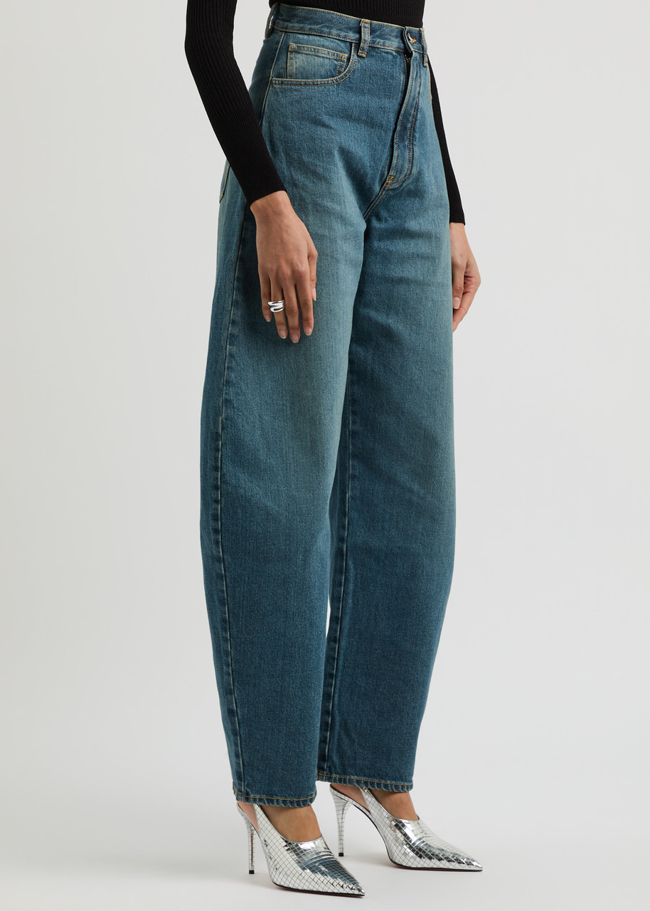 Alaïa Round Barrel-leg Jeans - 2
