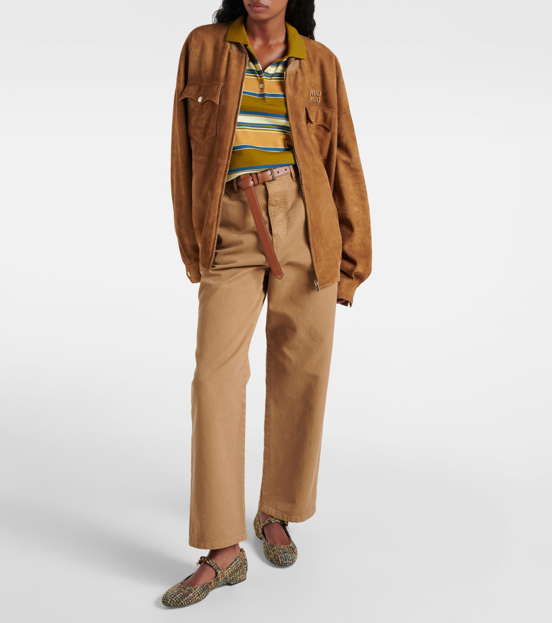 Gianvito Rossi Venezia tweed ballet flats outlook