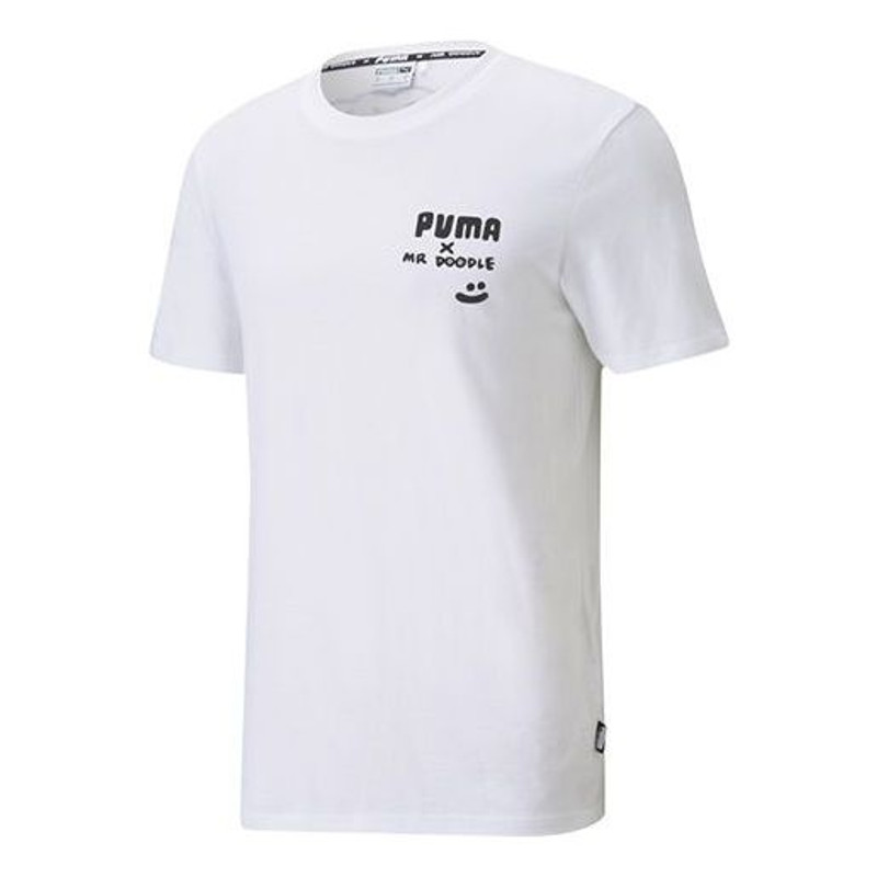 PUMA x MR DOODLE Short Sleeve White 598641-02 - 1