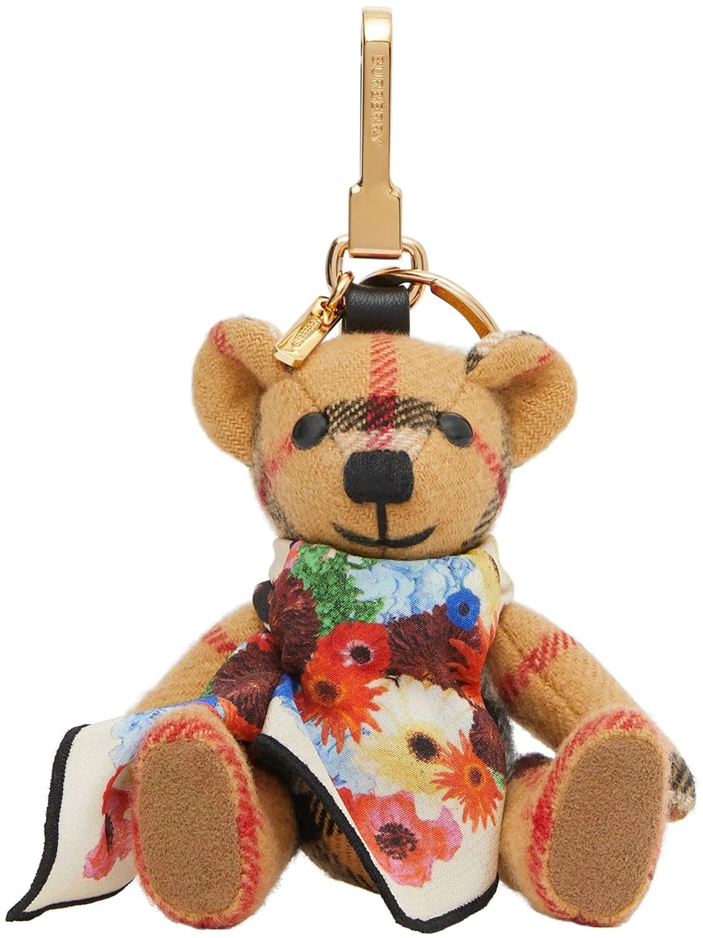 Thomas Bear silk scarf charm - 1