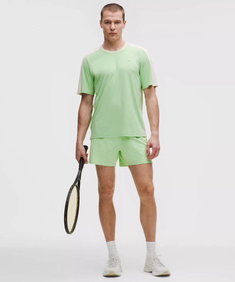Mesh-Panelled Tennis Short 5" 1
