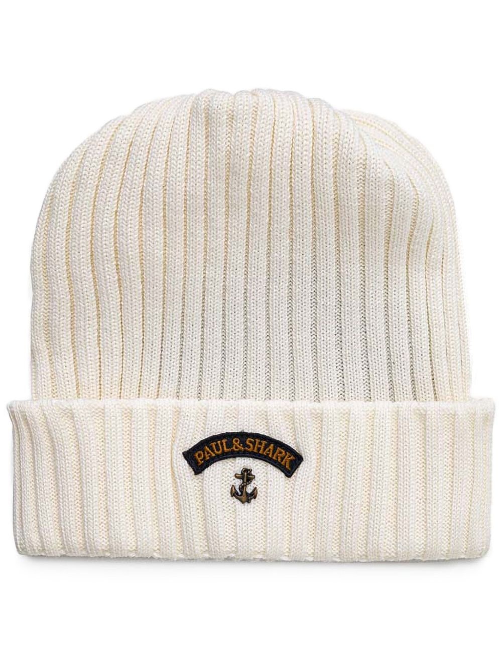 logo-appliqué beanie hat - 1