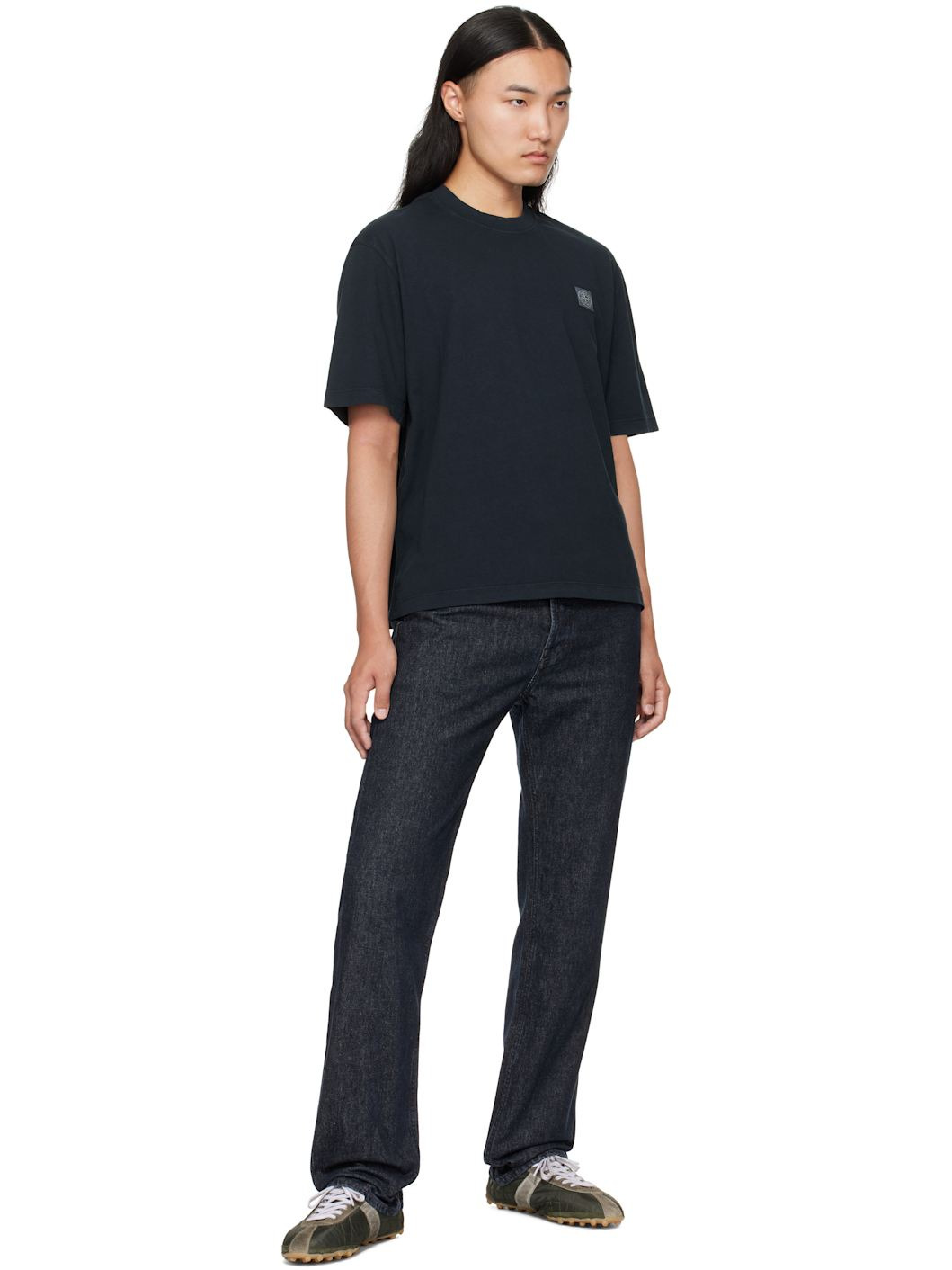 Navy 2100025 Combed Organic Cotton Jersey T-shirt - 4