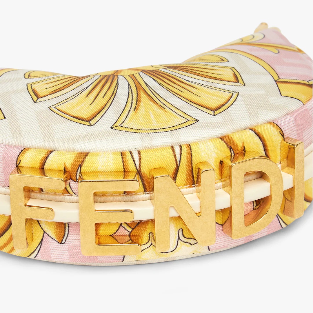 Fendace Pink silk  charm - 3