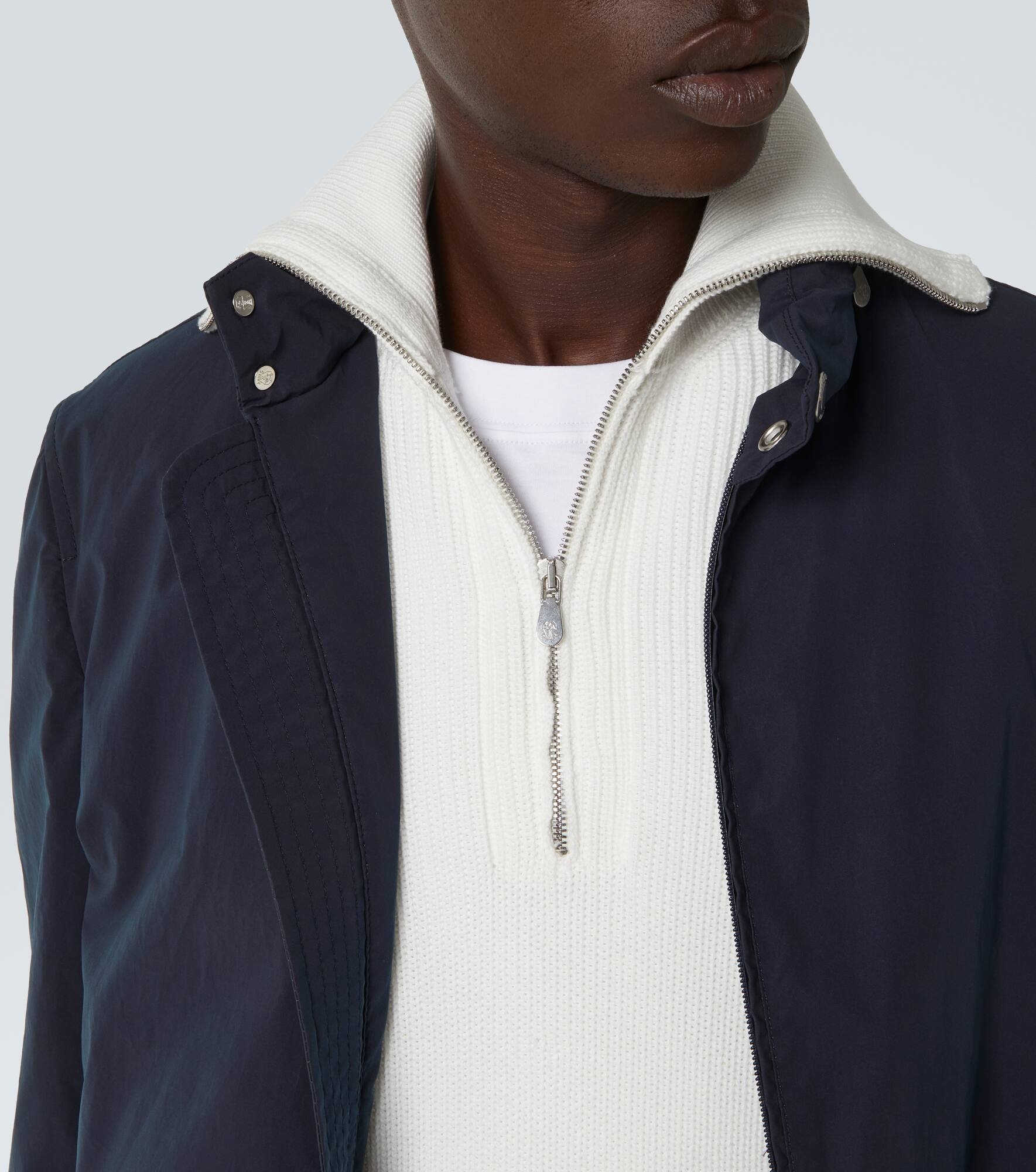 Half-zip cotton vest - 5