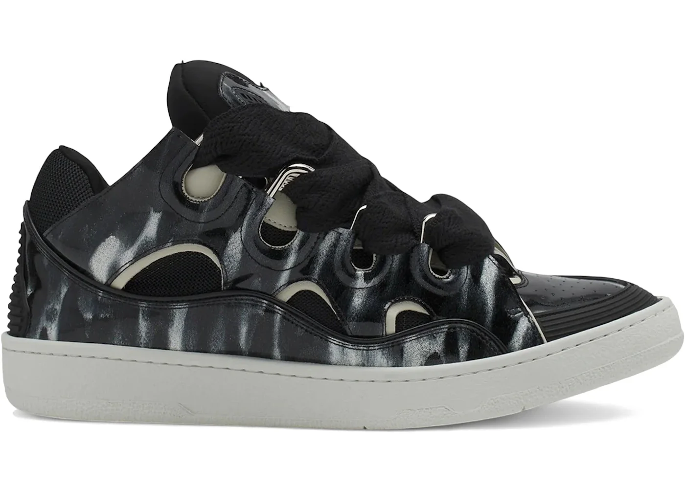 Lanvin Leather Curb Black White - 1