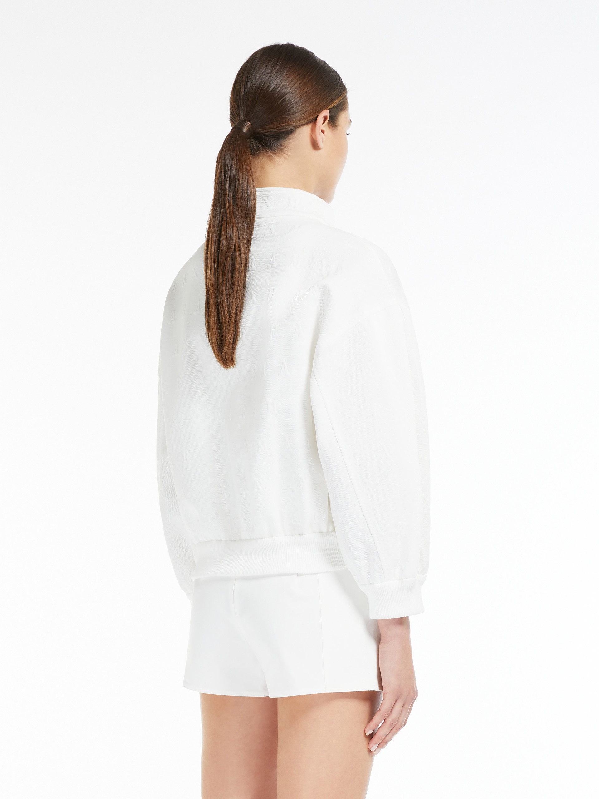GASTONE Cropped cotton logo blouse - 4