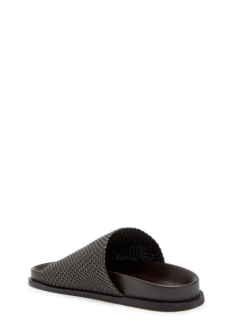 A.EMERY A.emery Luca Woven Leather Sliders outlook