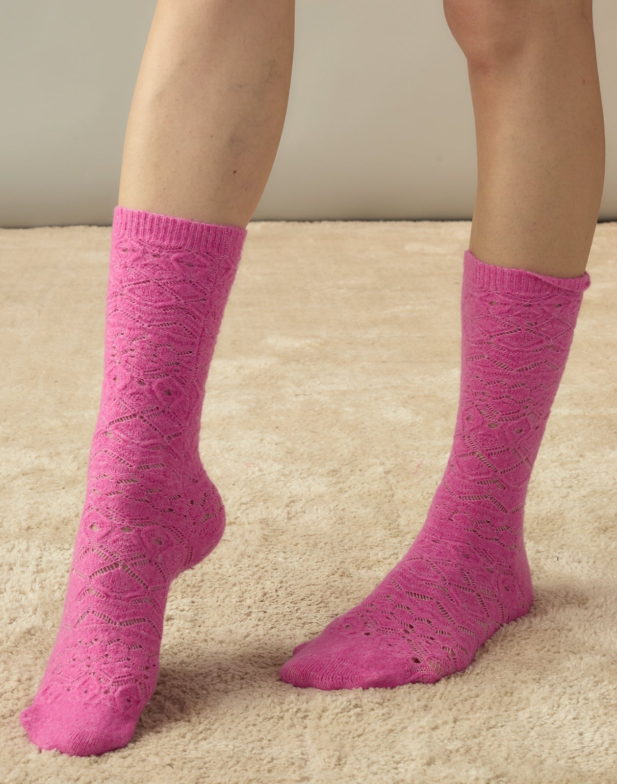 Crochet Wool Socks - 3