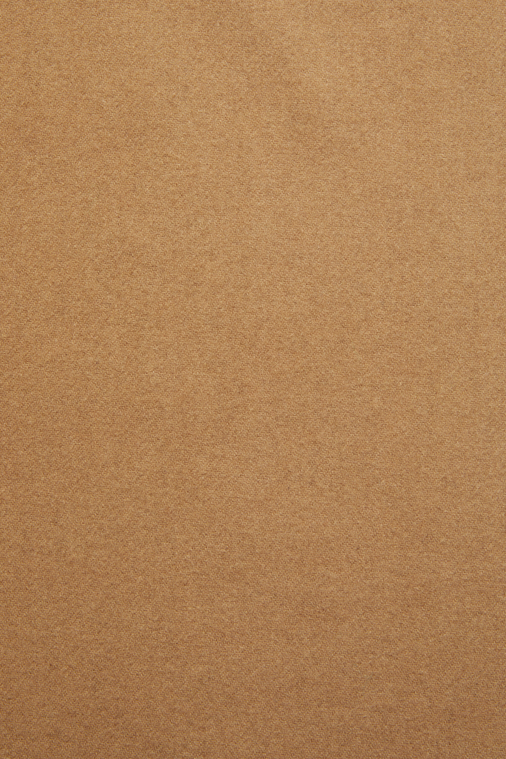 Cashmere fringe scarf - Narrow - Dark camel - 4