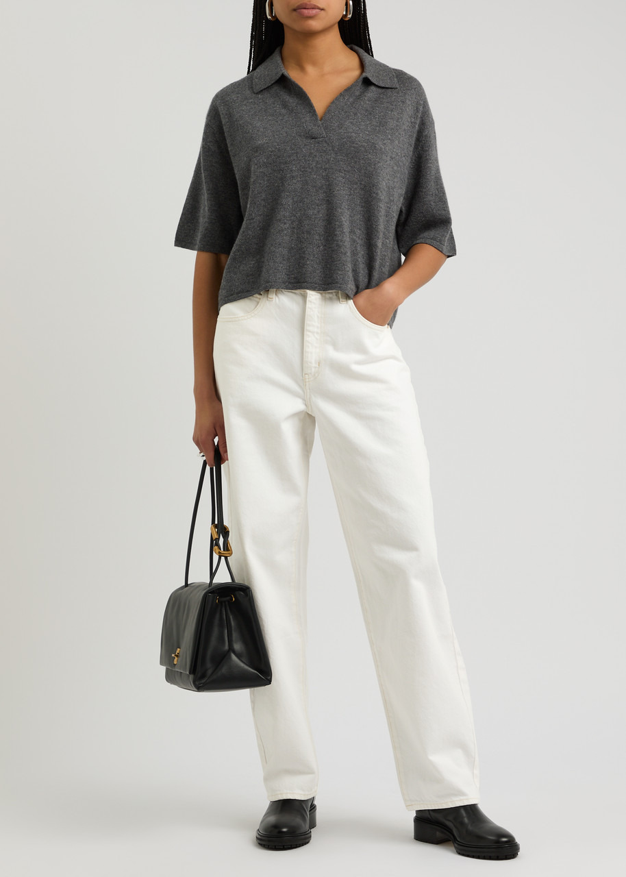 Frame Low Slung Barrel-leg Jeans - 4