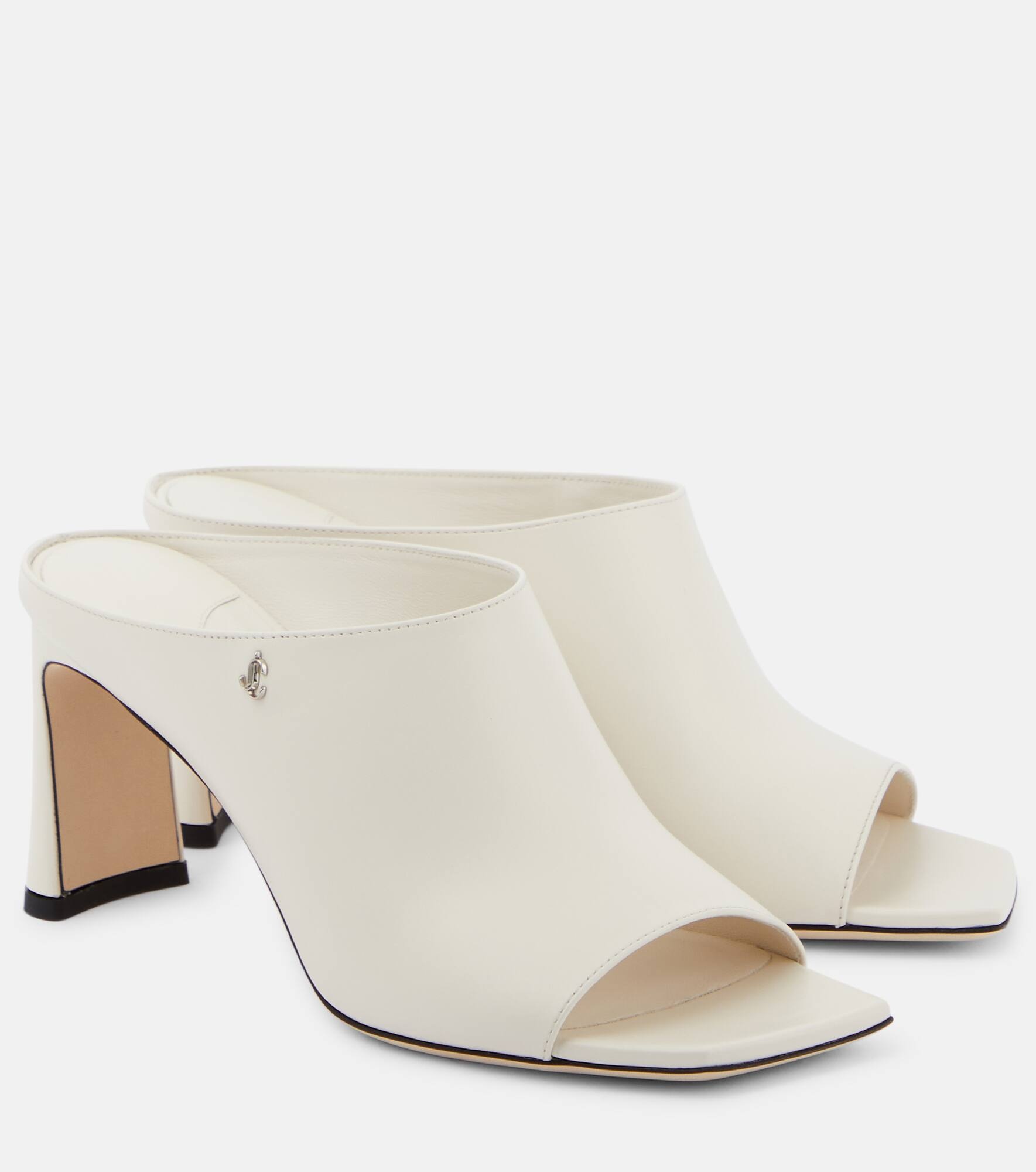 Kinley 75 leather mules - 1