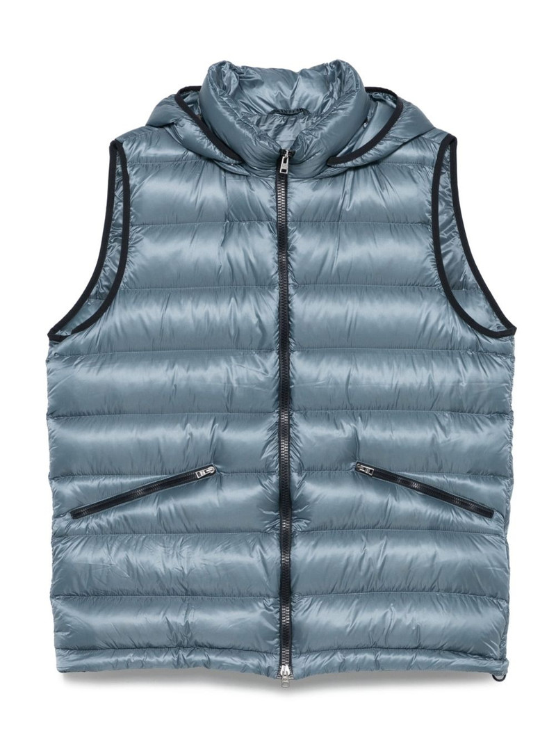 hooded padded gilet 1