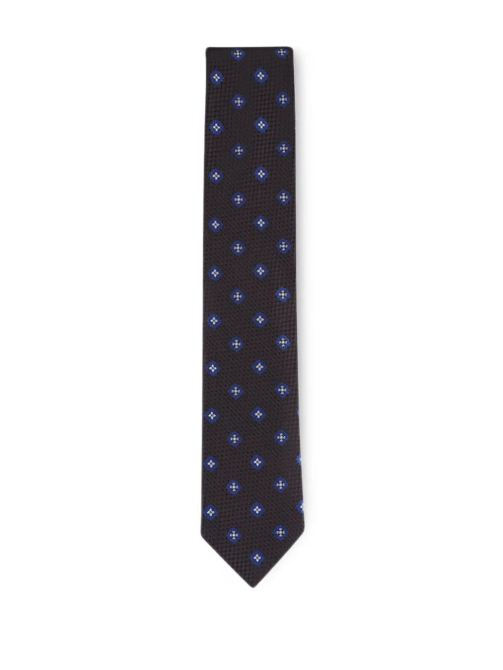 houndstooth floral tie - 1
