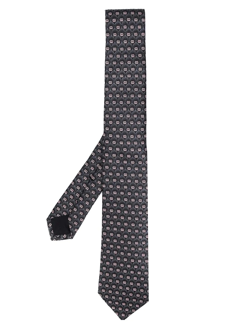 GG flowers jacquard tie - 1